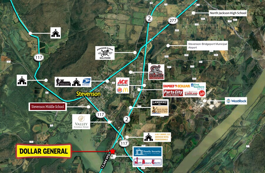 More Photos Of 41125 Us Highway 72, Stevenson General Retail For Sale