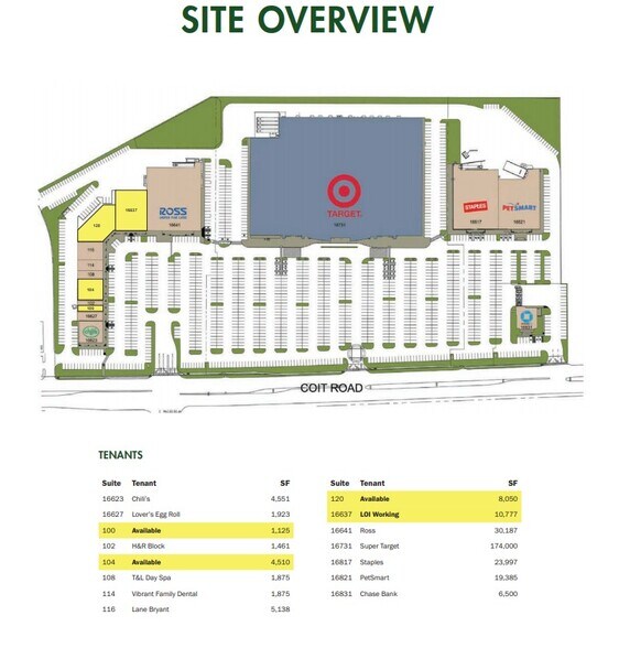 More Photos Of 16623-16641 N Coit Rd, Dallas General Retail For Lease