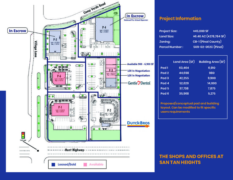 Primary Photo Of SW Hunt Hwy & Village Ln, Queen Creek Land For Sale