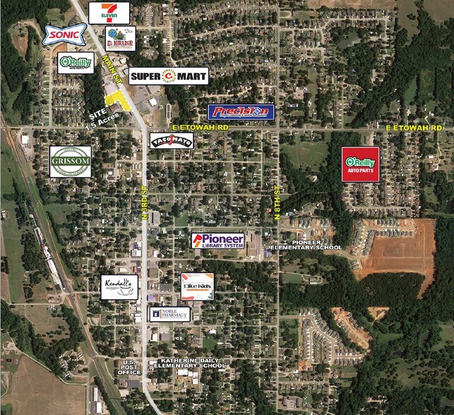 More Photos Of 624 Main Street, Noble Land For Lease