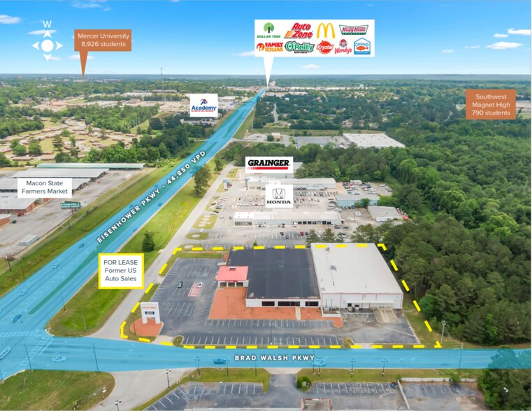 More Photos Of 2086 Paul Walsh Dr, Macon-Bibb Auto Dealership For Lease