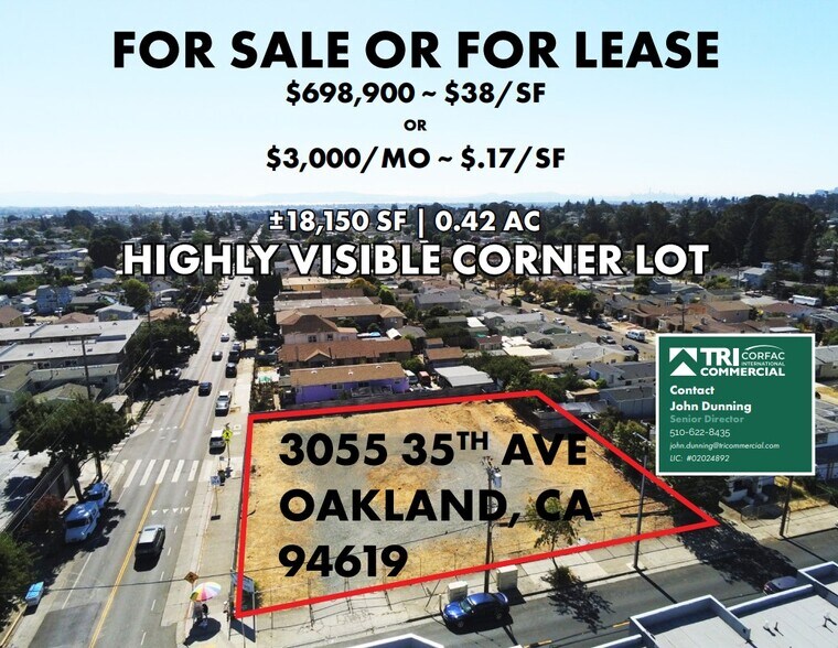 Primary Photo Of 3055 35th Ave, Oakland Land For Sale