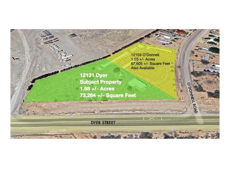 Primary Photo Of 12131 Dyer St, El Paso Land For Sale