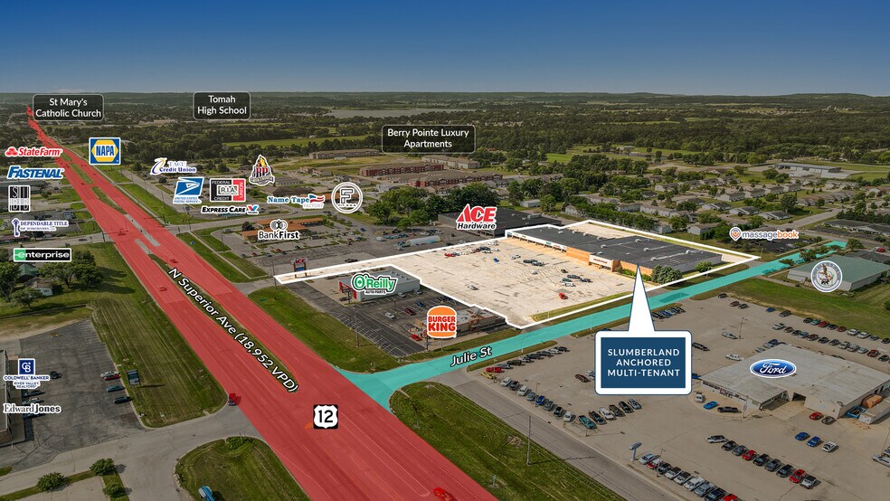 More Photos Of 1110-1122 N Superior Ave, Tomah Storefront For Sale