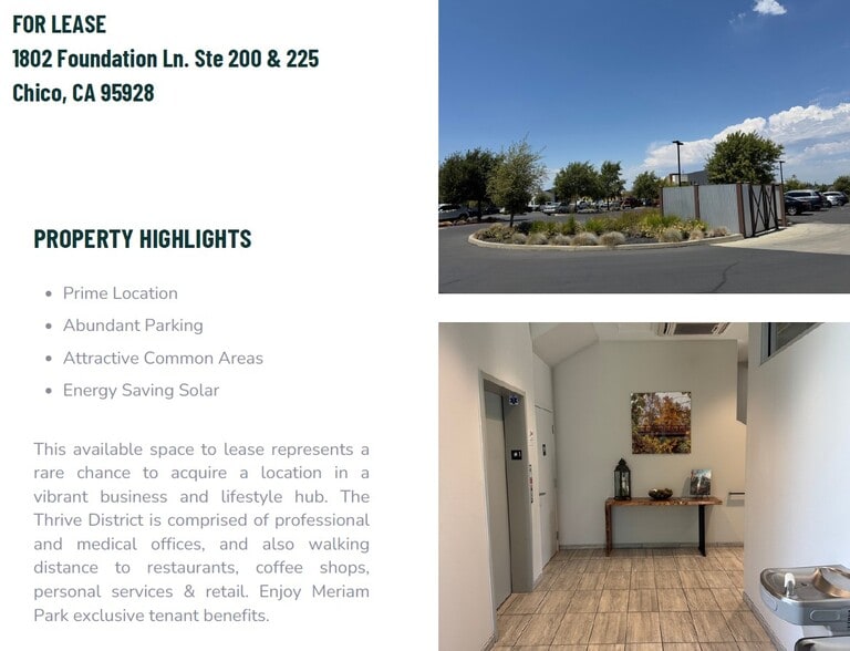 More Photos Of 1802 Foundation Ln, Chico Office For Lease