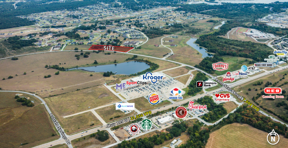 Primary Photo Of LONE STAR PARKWAY & LONE STAR BEND, Montgomery Land For Sale