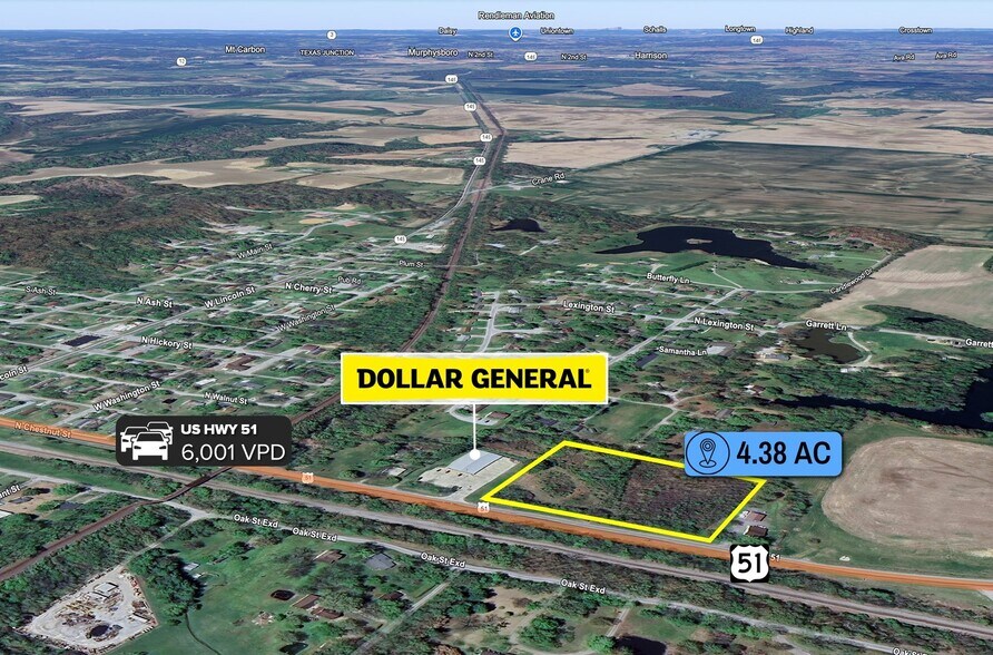 More Photos Of adj. to 16019 U.S. 51, De Soto Land For Sale