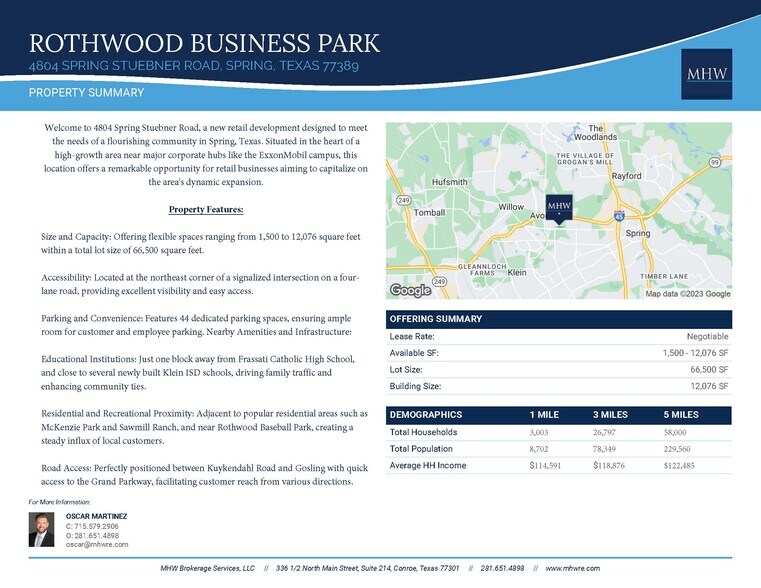 More Photos Of 4804 Spring Stuebner Rd, Spring General Retail For Sale