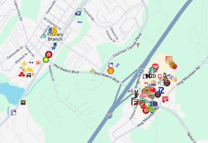 More Photos Of 5504 Main St, Flowery Branch Storefront Retail Office For Sale