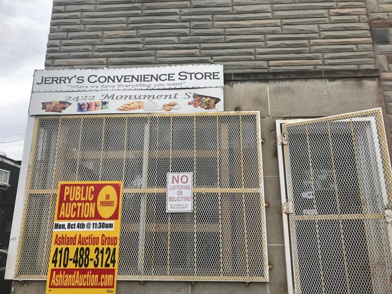 More Photos Of 2422 E Monument St, Baltimore Storefront Retail Residential For Sale