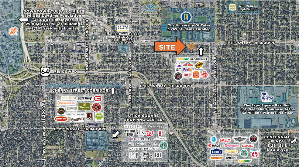 More Photos Of 3008 E 11th St, Tulsa Land For Lease