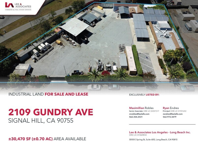 Primary Photo Of 2109 Gundry Ave, Signal Hill Land For Lease