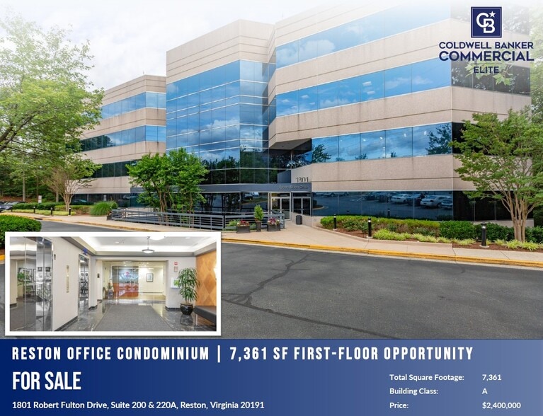 More Photos Of 1801 Robert Fulton Dr, Reston Medical For Sale