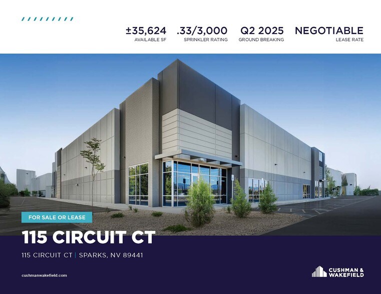 More Photos Of 115 Circuit Ct, Sparks Industrial For Lease