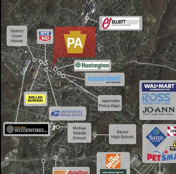 Primary Photo Of 114 S 5th St, Jeannette Freestanding For Sale