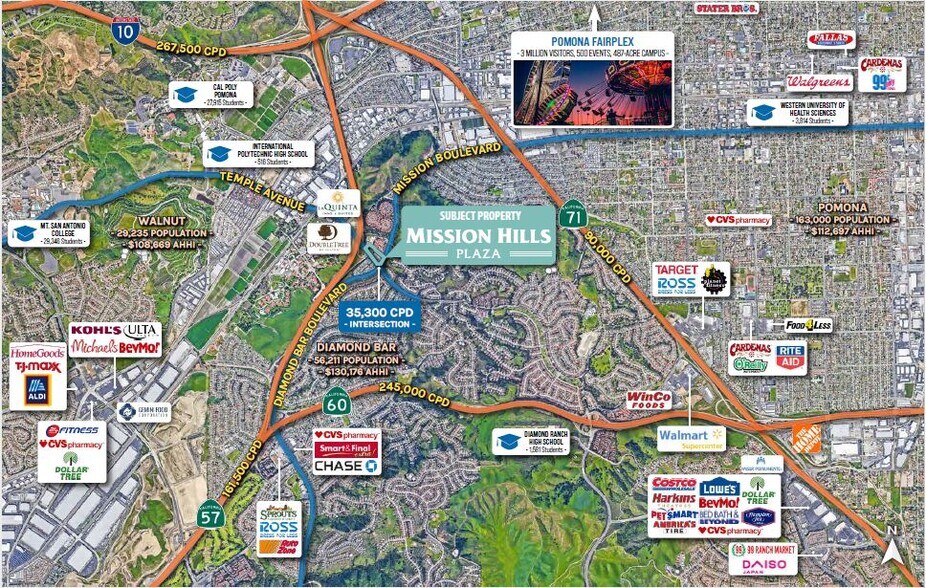 More Photos Of 3000-3096 W Temple Ave, Pomona Freestanding For Lease