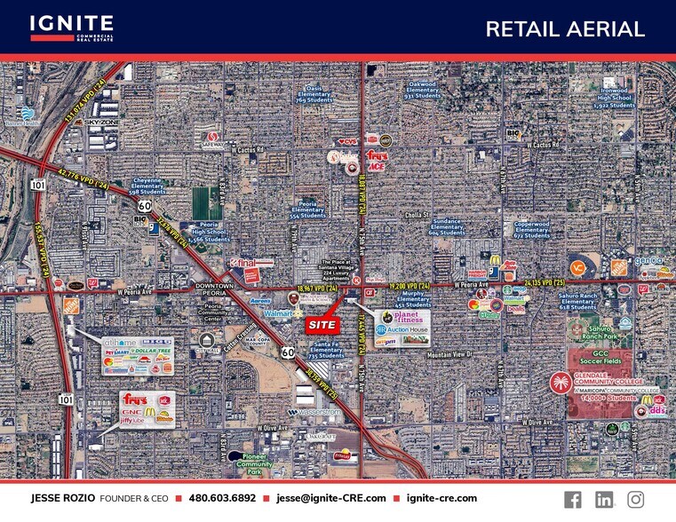 More Photos Of SWC of 75th Ave and Peoria ave, Peoria Land For Lease