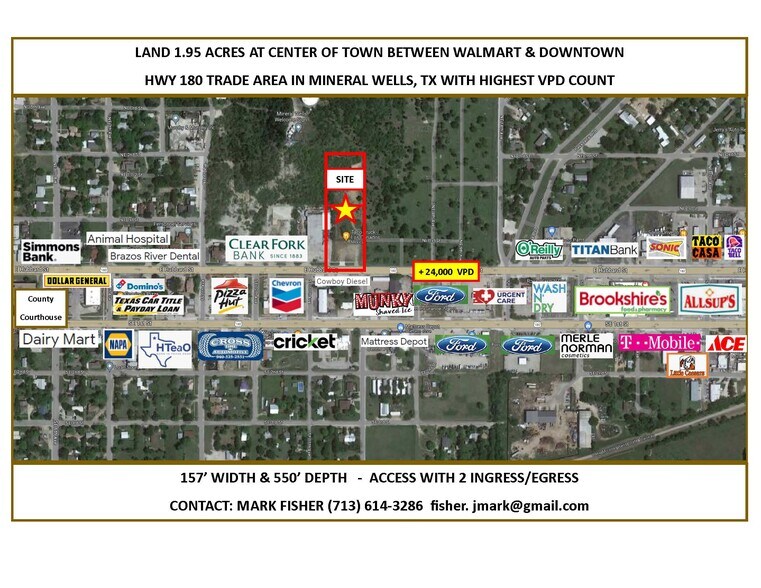 More Photos Of 1207 E Hubbard St, Mineral Wells Land For Sale