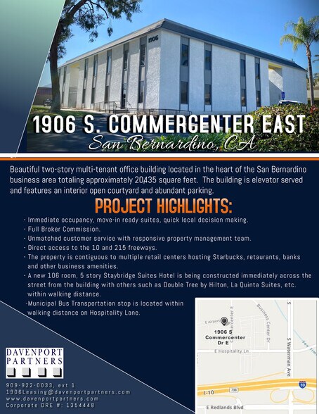 More Photos Of 1906 S Commercenter East, San Bernardino Office For Lease