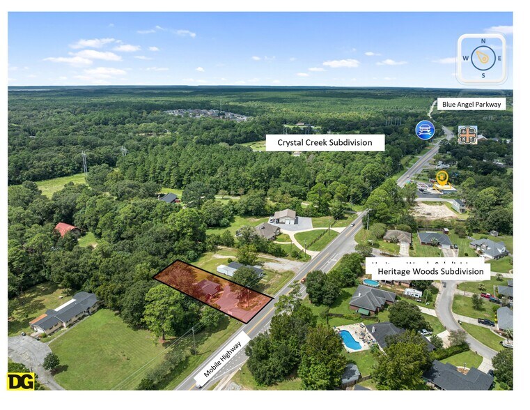 Primary Photo Of 7103 Mobile Hwy, Pensacola Freestanding For Sale