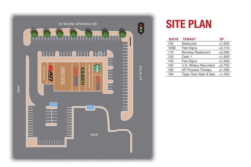 More Photos Of 1331 W Warm Springs Rd, Henderson Restaurant For Sale