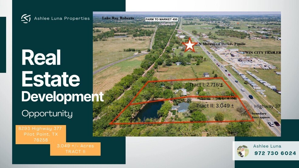 More Photos Of 8293 Highway 377, Pilot Point Land For Sale