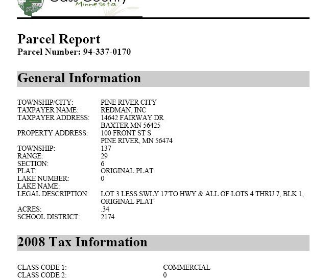 More Photos Of 100 S Front St, Pine River Freestanding For Lease