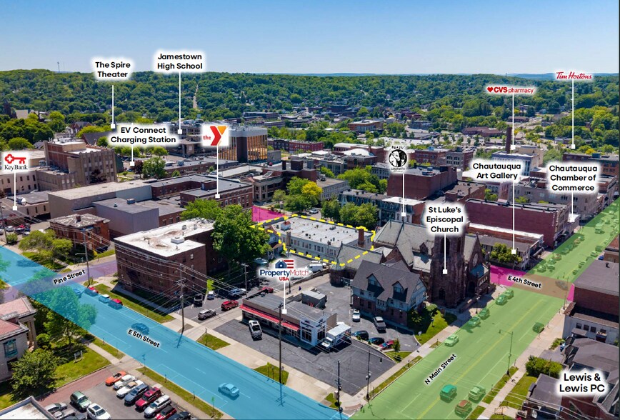 More Photos Of 9-25 E 4th St, Jamestown Storefront Retail Office For Sale