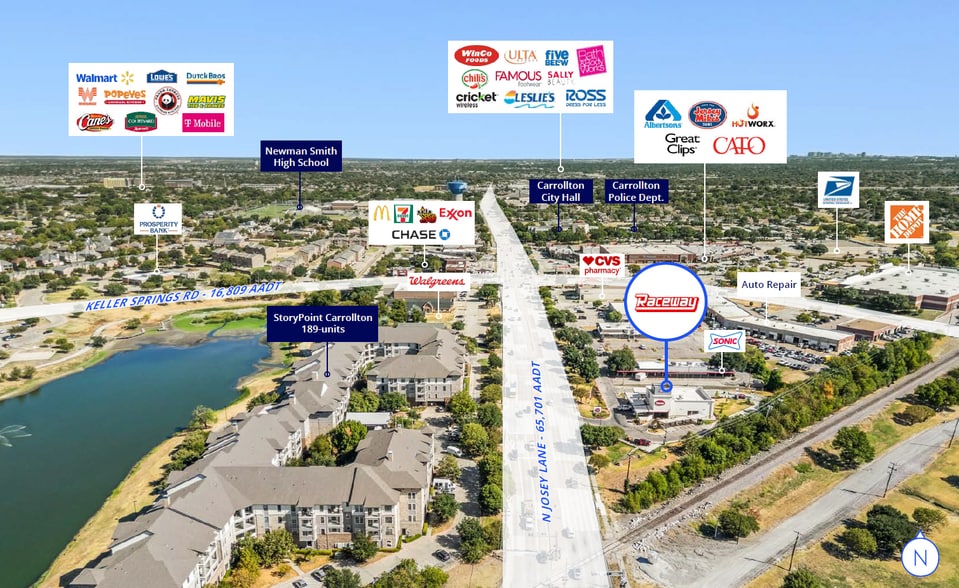 Primary Photo Of 2126 N Josey Ln, Carrollton Carwash For Sale