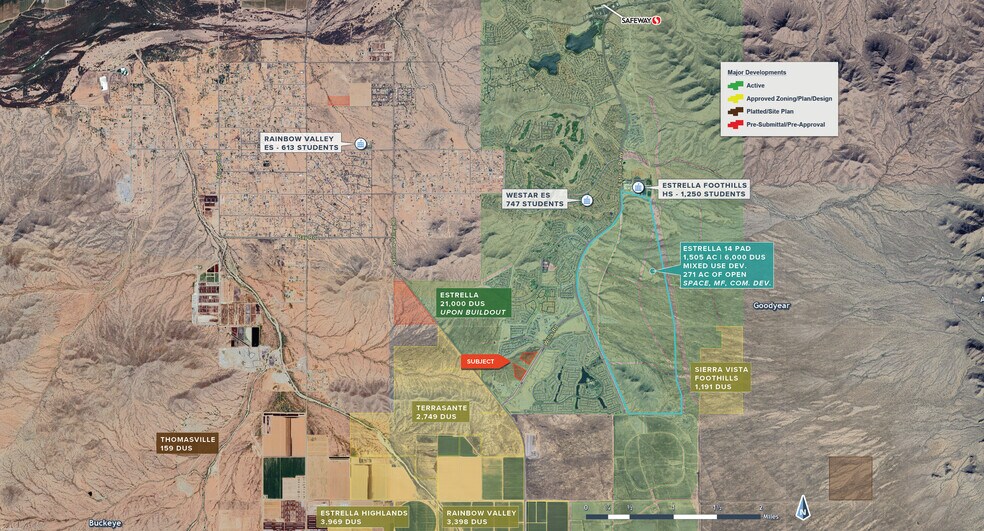 More Photos Of SWC Mountain Vista & Willis Rd, Goodyear Land For Lease