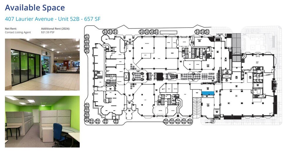 More Photos Of 407 Laurier Ave W, Ottawa General Retail For Lease