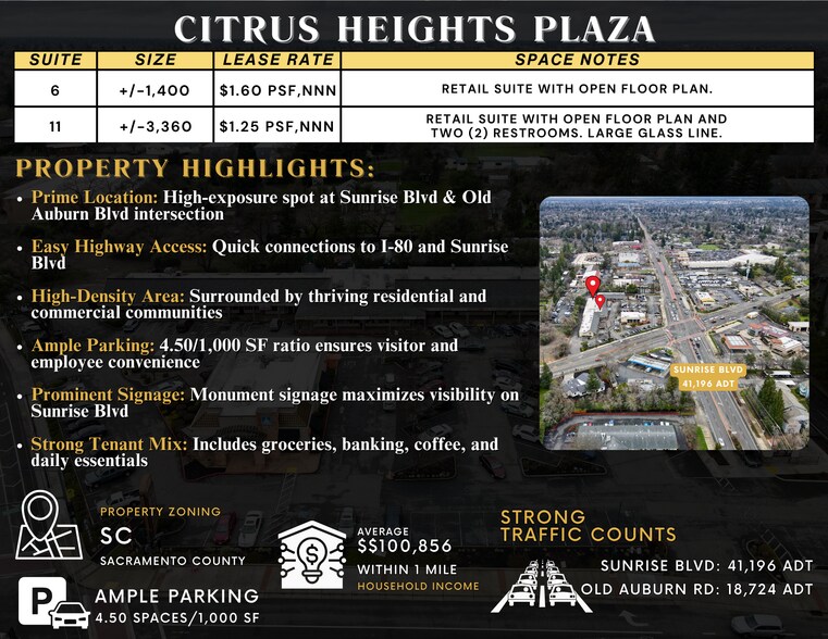 More Photos Of 7601 Sunrise Blvd, Citrus Heights Unknown For Sale