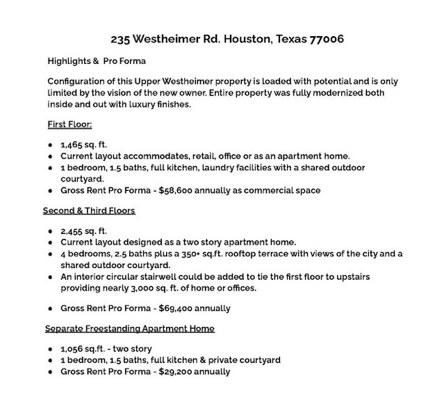 More Photos Of 235 Westheimer Rd, Houston Apartments For Sale