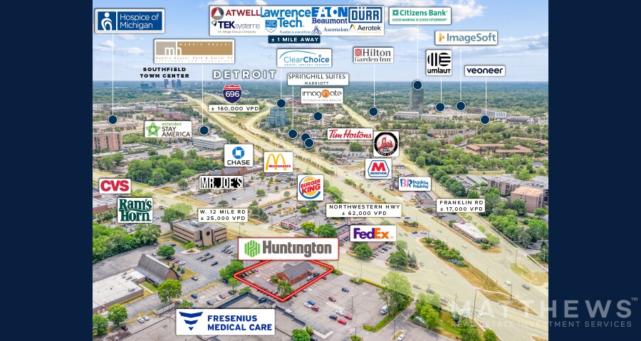 Primary Photo Of 26336 W 12 Mile Rd, Southfield General Retail For Sale