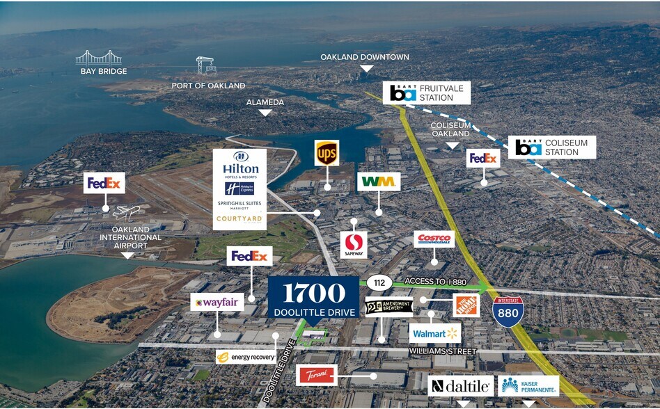 More Photos Of 1700 Doolittle Dr, San Leandro Warehouse For Lease