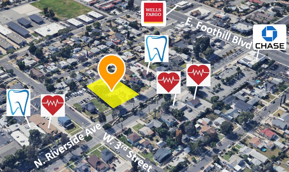 Primary Photo Of 308 N Riverside Ave, Rialto Land For Sale