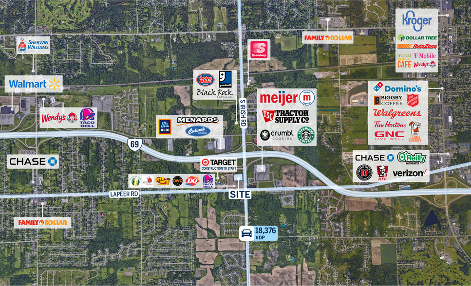 More Photos Of 1208 S Irish Rd, Davison Freestanding For Lease