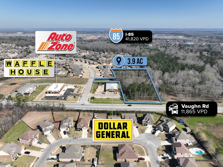 More Photos Of adj. to 9711 Vaughn Road Rd, Pike Road Land For Sale