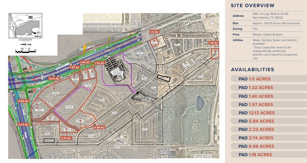 More Photos Of SWC of Loop 1604 & US 90, San Antonio Land For Sale