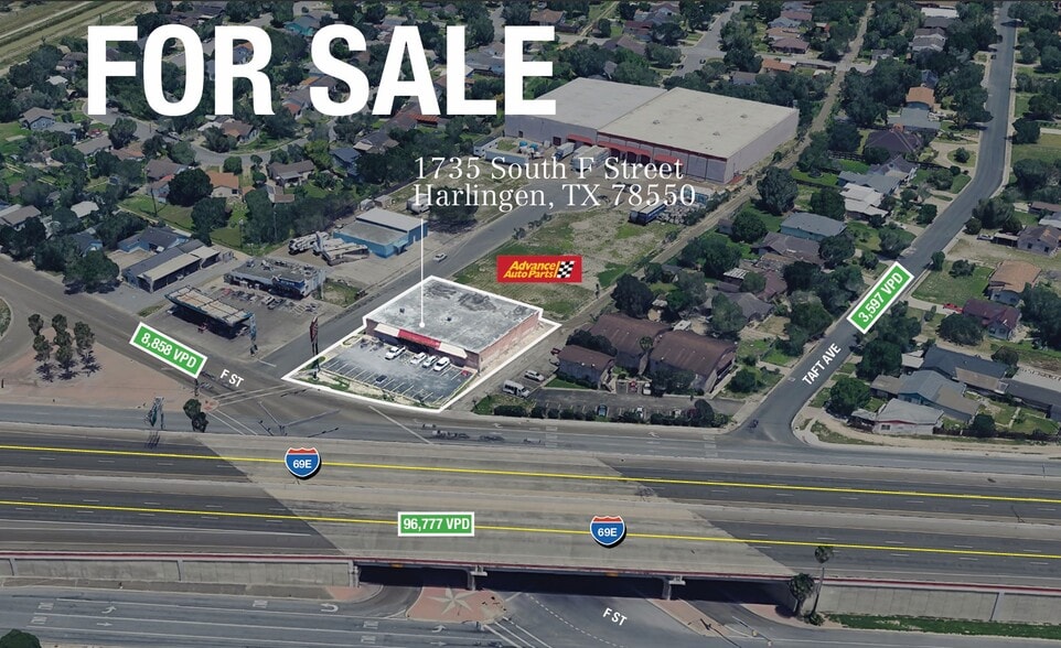 Primary Photo Of 1735 S F St, Harlingen Freestanding For Sale