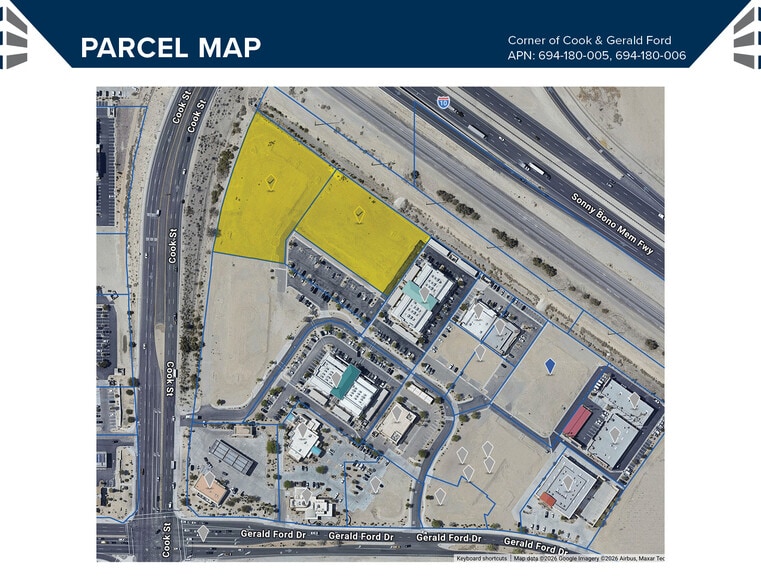 More Photos Of Cook St. & Gerald Ford Dr, Palm Desert Land For Sale