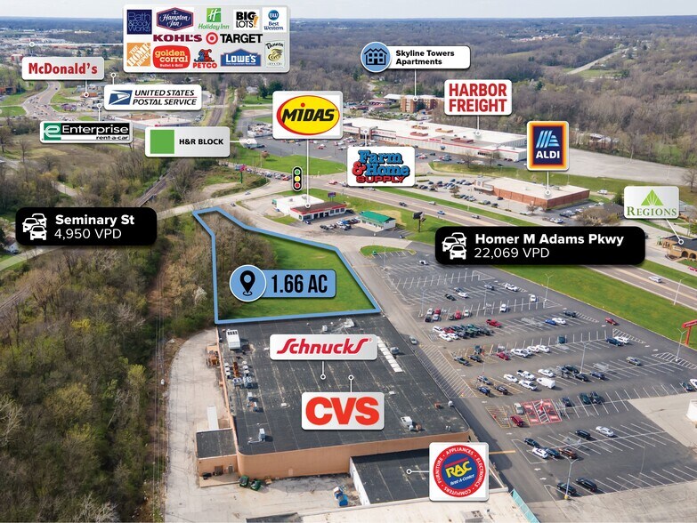 Primary Photo Of 2851 Homer M Adams Pky, Alton Land For Sale
