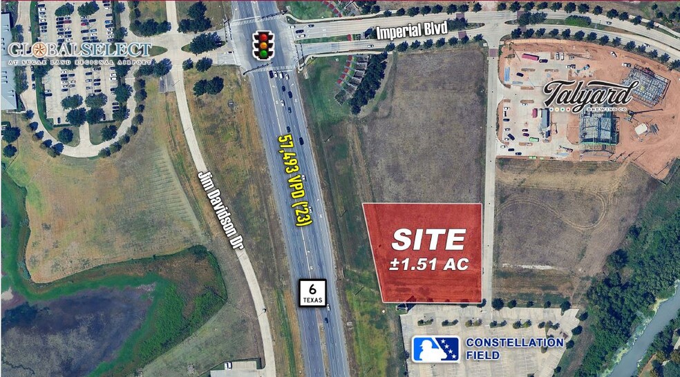 Primary Photo Of HWY 6 South, Sugar Land Land For Sale