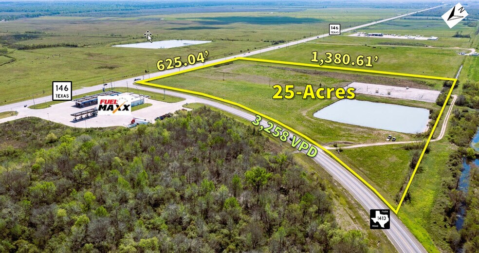 More Photos Of SWC 146 Fm 1413, Dayton Land For Sale