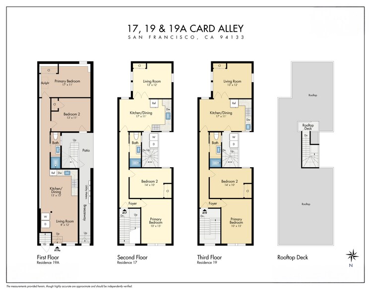 More Photos Of 17-19 Card Aly, San Francisco Apartments For Sale