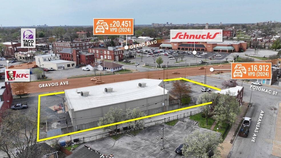 More Photos Of 3510 Gravois Ave, Saint Louis Freestanding For Sale