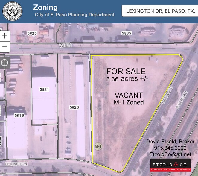 More Photos Of Railroad Drive @ Lexington Drive, El Paso Land For Sale