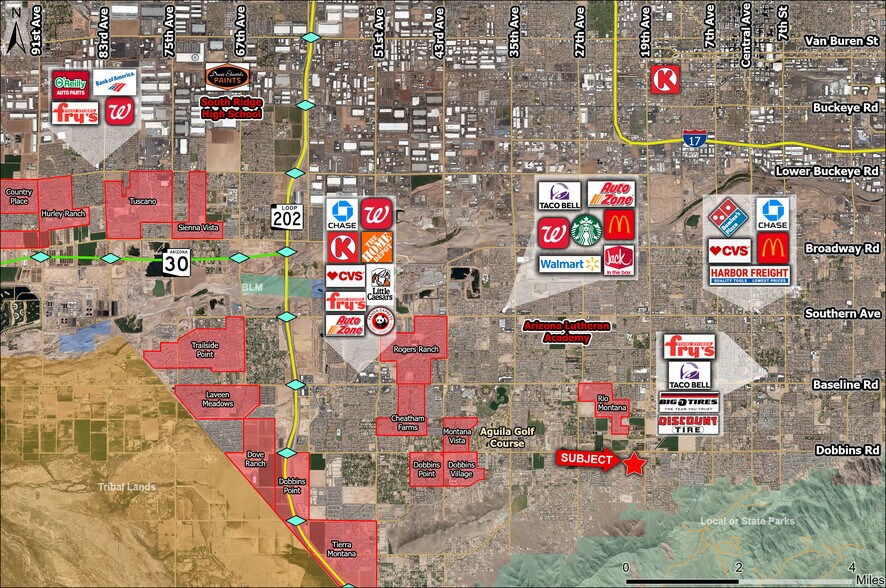 More Photos Of Sec of 19th Ave & Dobbins Rd, Phoenix Land For Sale