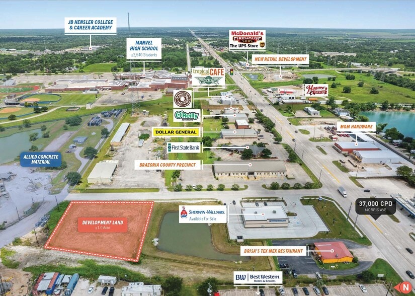 More Photos Of 19305 Hwy 6, Manvel Land For Sale