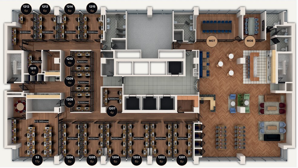 More Photos Of 100 N Biscayne Blvd, Miami Office For Lease